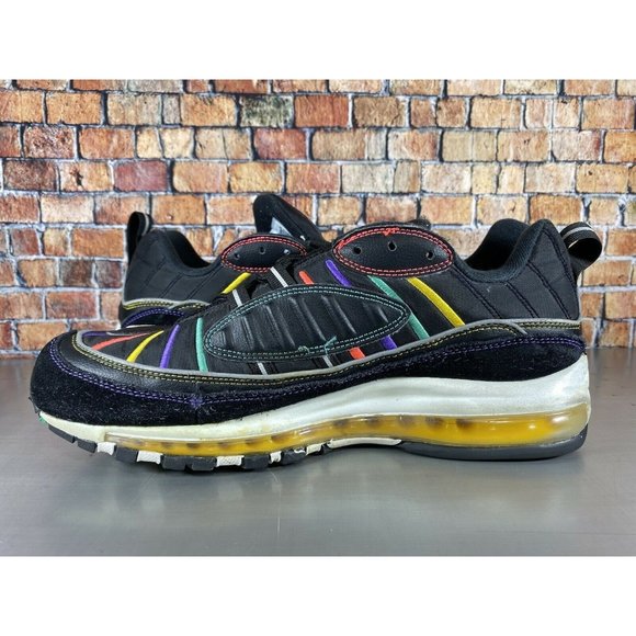 Nike Air Max 98 PRM Premium Martin Running Shoes Black Size 10.5 BV0989-023 - Picture 8 of 10